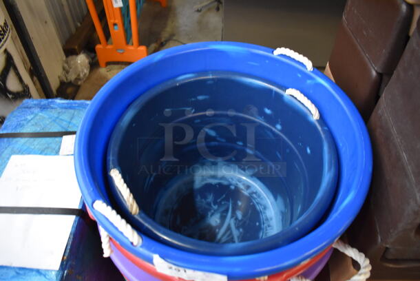 ALL ONE MONEY! Lot of 8 Various Poly Bins. Includes 22x22x16 - Image 3 of 3