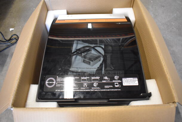 BRAND NEW SCRATCH AND DENT! Galaxy 177GVMC12 Stainless Steel Commercial Countertop Chamber Vacuum Packing Machine. 120 Volts, 1 Phase. Tested and Working! - Image 1 of 8