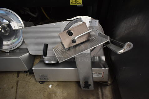 Bizerba SE 12 Stainless Steel Commercial Countertop Meat Slicer. 120 Volts, 1 Phase. Tested and Working!