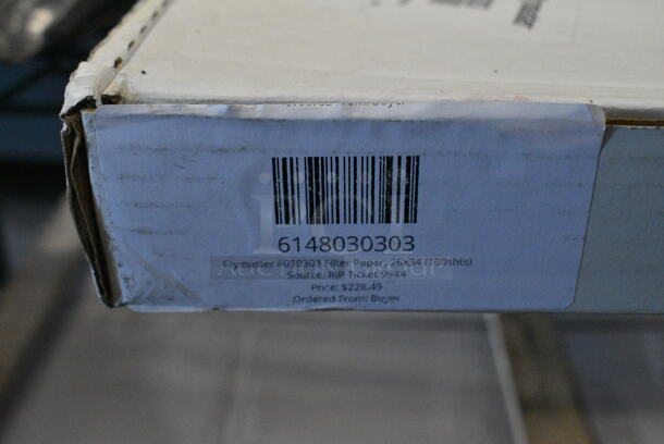 2 BRAND NEW SCRATCH AND DENT! Items Including HP03007 Henny Penny 03007 Casters (Pkg 4), 6148030303 Frymaster 8030303 Filter Paper, 26x34 (100shts). 2 Times Your Bid!  - Image 5 of 5