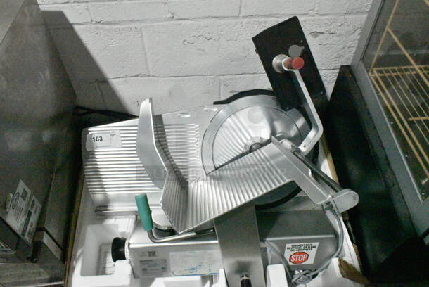 2017 Bizerba GSP H Stainless Steel Commercial Countertop Meat Slicer. 120 Volts 1 Phase. Tested and Working! - Image 3 of 6