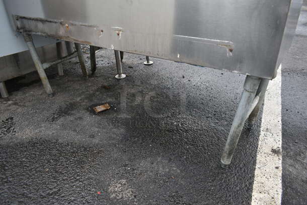Eagle Stainless Steel Commercial Ice Bin w/ Right Side Drain Board. - Image 5 of 5