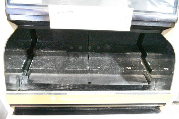 Structural Concepts HOU3852R Metal Commercial Grab N Go Merchandiser Display Case w/ Top Display Case. Front Glass Pane Does Not Stay Up. 120 Volts, 1 Phase. Tested and Working! - Image 2 of 7