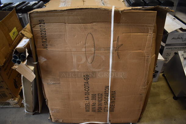 BRAND NEW SCRATCH AND DENT! Flash Furniture XA-30-COTA-GG 30" Round Table - Image 3 of 5