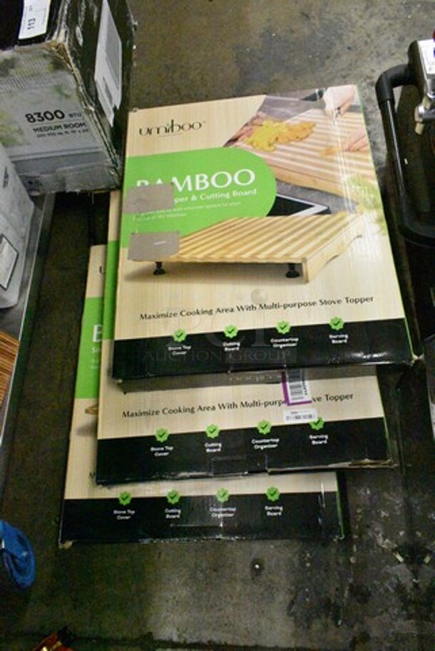 6 Various Items Including Cuisinart GR-4N Panini Press, Aputure Nova P600c Bag, 3 BRAND NEW Bamboo Cutting Board Stove Toppers. 6 Times Your Bid!  - Image 9 of 12