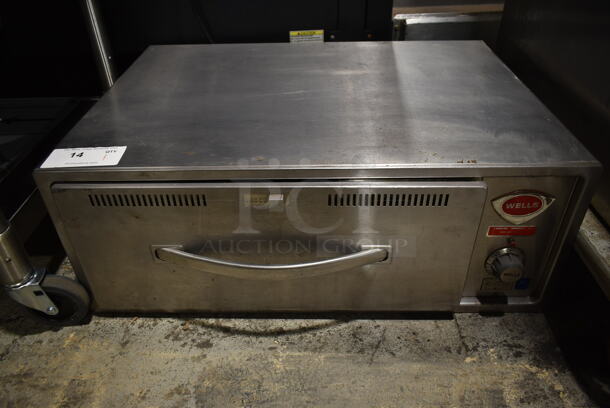 Wells RW 1 HD Stainless Steel Commercial Single Drawer Warming Drawer. 208/240 Volts, 1 Phase. 