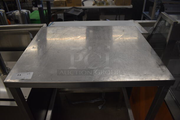 Stainless Steel Commercial Table. 32x27x45 - Image 2 of 4