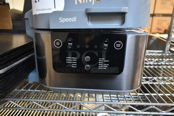 Ninja SF Series T8 Metal Countertop Food Steam Oven Air Fryer. 120 Volts, 1 Phase.  - Image 3 of 6