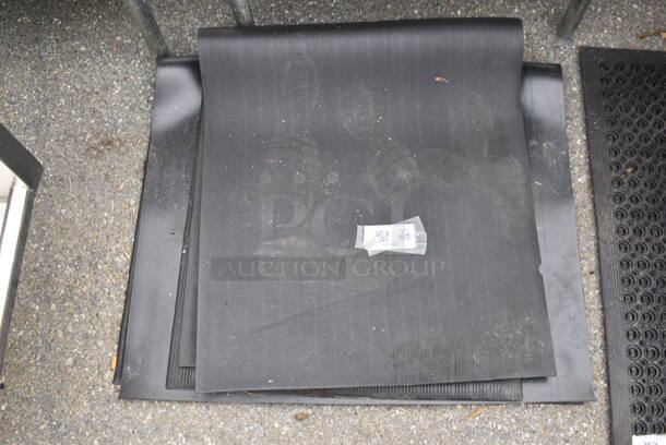 3 Various Black Rugs. Includes 27.5x60. 3 Times Your Bid!