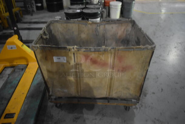 Laundry Cart on Commercial Casters. - Image 1 of 4