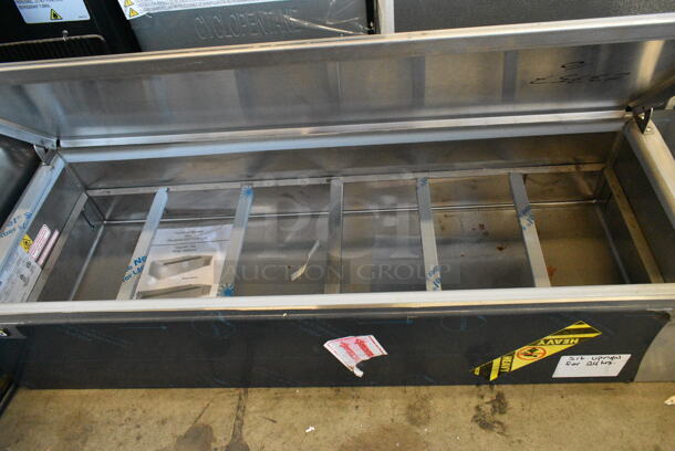 BRAND NEW SCRATCH AND DENT! Stainless Steel Commercial Countertop Refrigerated Rail. 115 Volts, 1 Phase. Tested and Working! - Image 3 of 5