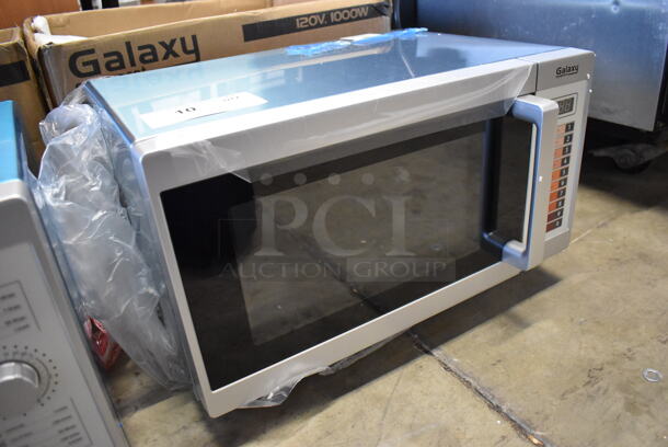 BRAND NEW IN BOX! 2022 Galaxy 177MW1000PB Stainless Steel Commercial Countertop Microwave Oven. 120 Volts, 1 Phase. 20x16x12. Tested and Working! - Image 2 of 8