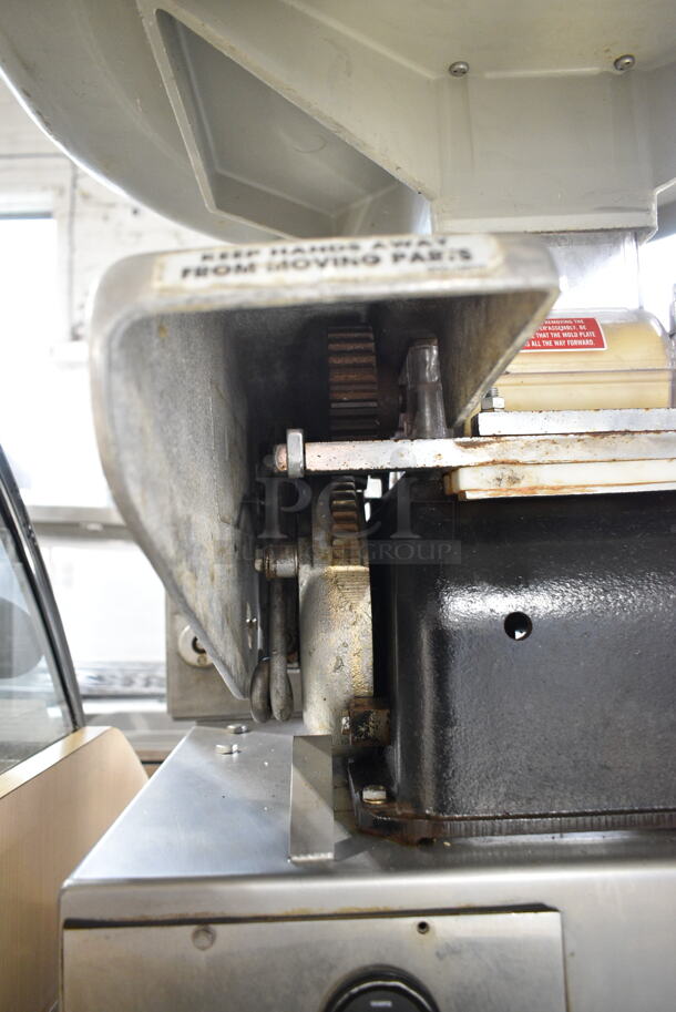 Hollymatic Super Model 54 Metal Commercial Countertop Patty Former. 115 Volts, 1 Phase. Tested and Powers On But Parts Do Not Move - Image 9 of 12