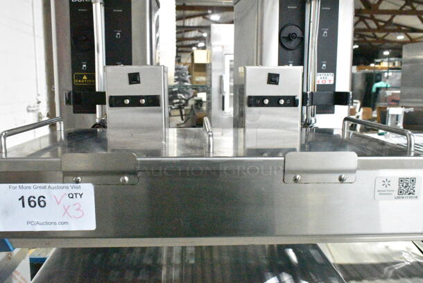 2016 Bunn 2SH STAND Stainless Steel Commercial Countertop Dual Satellite Server Stand w/ 2 Bunn SH SERVER Satellite Servers. 120 Volts, 1 Phase.  - Image 2 of 12