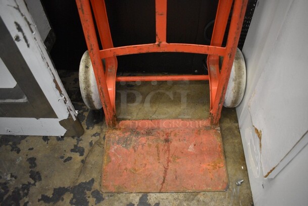 Orange Metal Hand Truck. 19x17x46. - Image 3 of 3