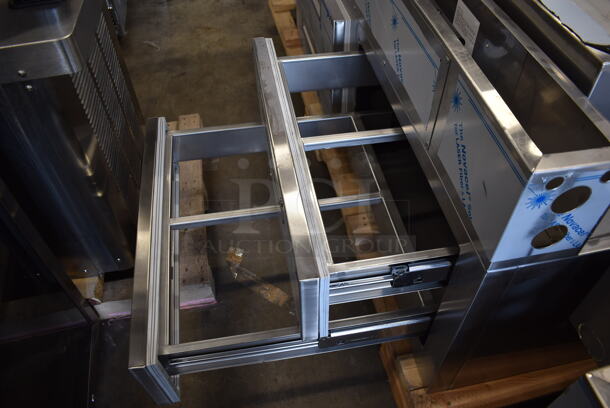 BRAND NEW SCRATCH AND DENT! 2022 Omniteam Low Voltage Lighting Refer Base and Cold Pans 4 Drawer Chef Base w/ Refrigerated Drop In. 208-230 Volt 1 Phase - Image 12 of 12