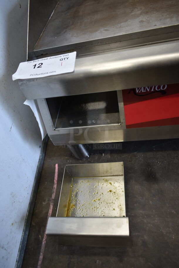 LIK NEW! 2022 Avantco 177EG30N Stainless Steel Commercial Countertop Electric Powered Flat Top Griddle. 208/240 Volts, 1 Phase. Tested and Working! - Image 4 of 6