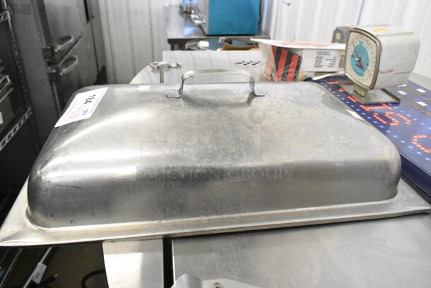ALL ONE MONEY! Lot of Various Items Including Stainless Steel Lids, Drop In Bin and Dome Chafer Lid.  - Image 7 of 7