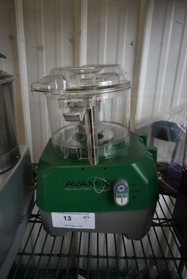 LIKE NEW! 2022 AvaMix VC60CN Metal Commercial Countertop Good Processor w/ S Blade, Bowl and Lid. 120 Volts, 1 Phase. Tested and Working! - Image 1 of 5