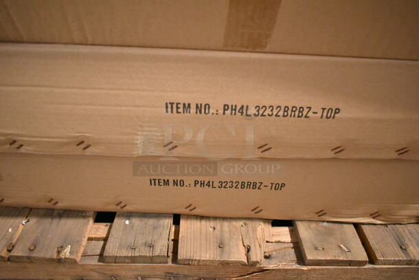 PALLET LOT of 16 BRAND NEW IN BOX! BFM Seating PH4L3232BRBZ-TOP Outdoor Patio Tabletop. Goes GREAT w/ Lots 113 and 115! 16 Times Your Bid! - Image 5 of 7