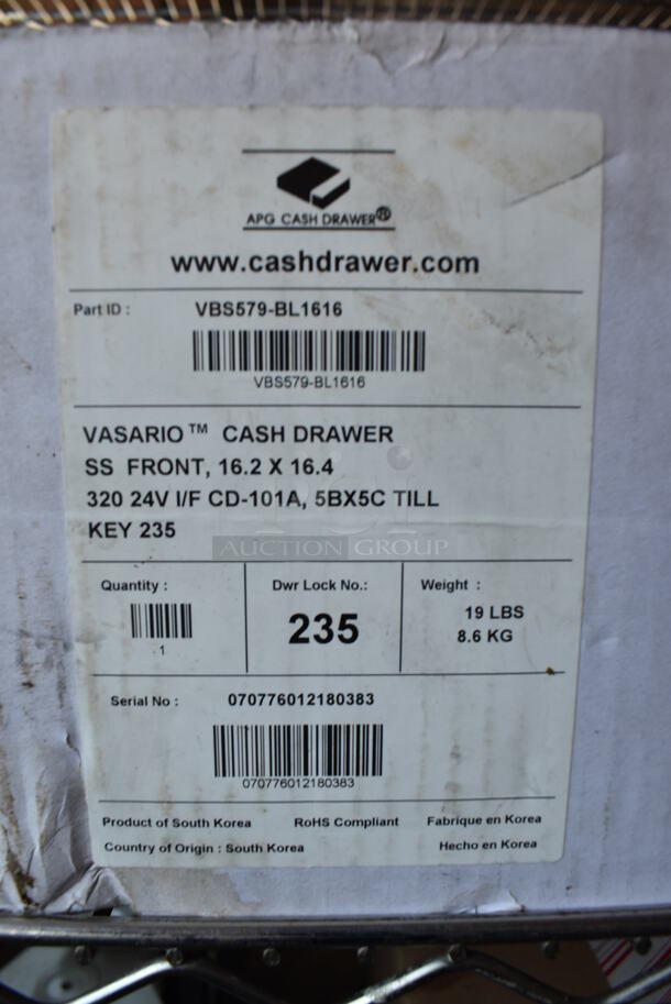 2 BRAND NEW IN BOX! Vasario Cash Drawers. 16.5x16.5x4. 2 Times Your Bid! - Image 2 of 12
