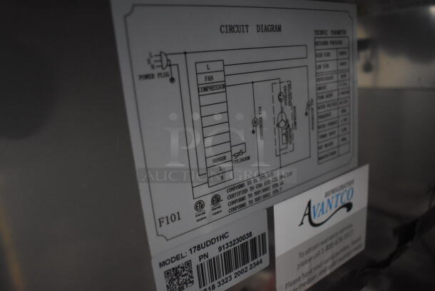 Avantco 178UDD1HC Stainless Steel Commercial Direct Draw Kegerator w/ Beer Tower and Tank on Commercial Casters. 115 Volts, 1 Phase. 24x30x55. Tested and Working! - Image 7 of 8
