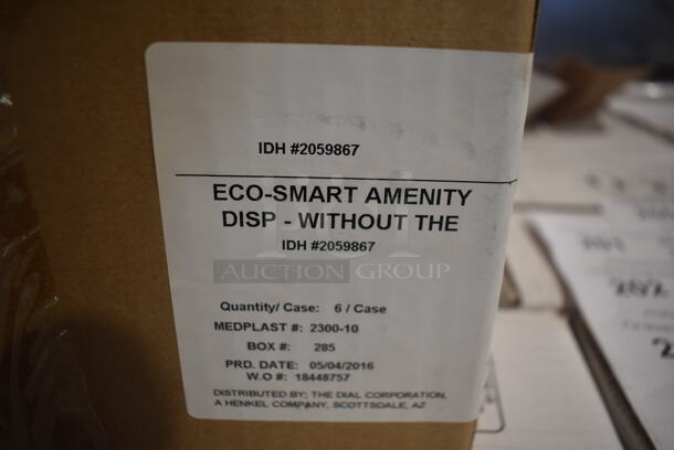 6 BRAND NEW IN BOX! Eco Smart Amenity Black Poly Wall Mount Soap Dispenser. 6 Times Your Bid! - Image 4 of 4