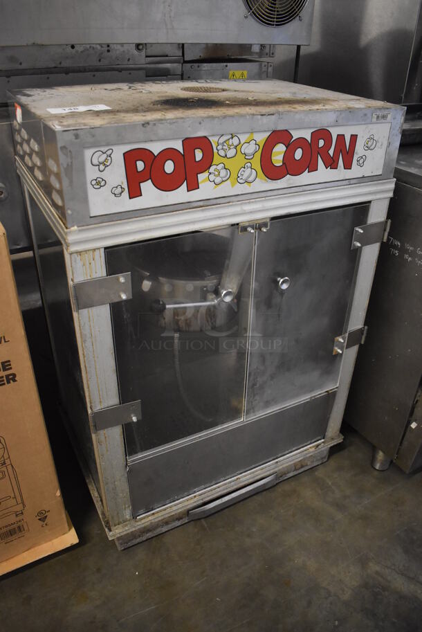 Gold Medal 2001ST Metal Commercial Countertop Popcorn Machine Merchandiser. 120 Volts, 1 Phase. 27x20x40. Cannot Test Due To Plug Style - Image 3 of 5
