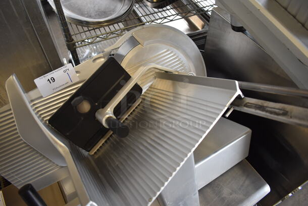 Bizerba Stainless Steel Commercial Countertop Meat Slicer. 120 Volts, 1 Phase. 27x24x22. Tested and Working! - Image 3 of 5