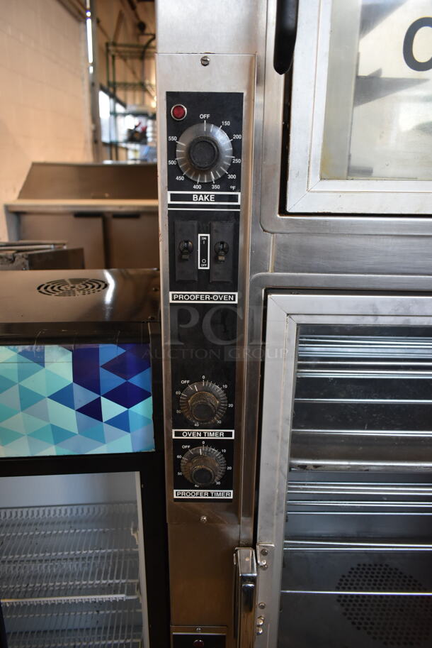 Nu Vu OP-2FM Stainless Steel Commercial Floor Style Electric Powered Oven Proofer on Commercial Casters. 120/208 Volts, 3 Phase.  - Image 5 of 9