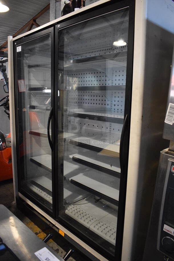 Zero Zone Model 2RHZC30 Metal Commercial 2 Door Reach In Cooler Merchandiser w/ Racks. Comes w/ Remote Compressor. 115/208-230 Volts, 1 Phase. 66x38x80 - Image 7 of 7