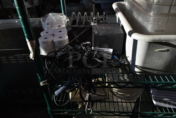 ALL ONE MONEY! Lot of Various Items Including Printer and Printer Paper Rolls - Image 1 of 6