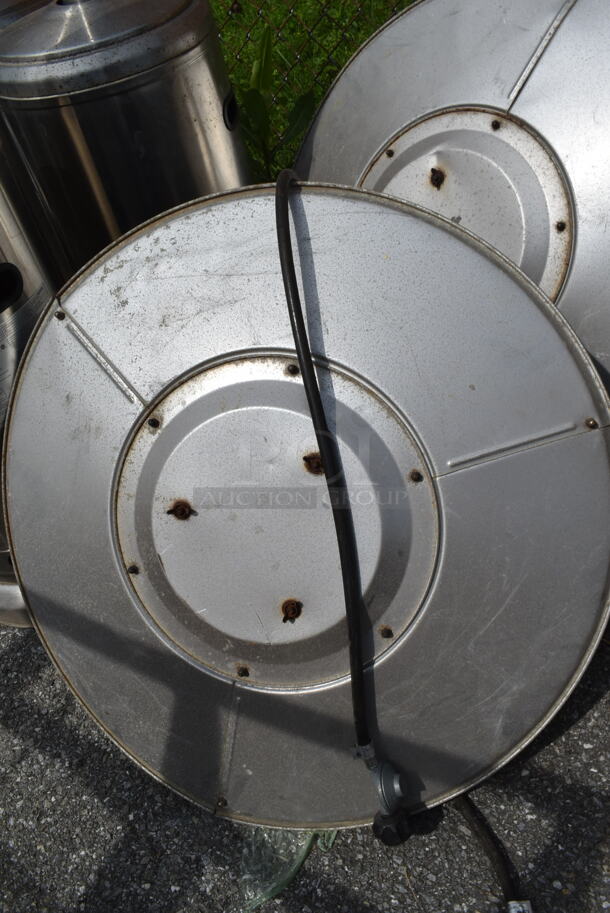 Seasonal Trends HSS-A-SS Metal Propane Gas Powered Outdoor Patio Heater. Top Piece is Not Attached. 41,000 BTU.  - Image 2 of 3