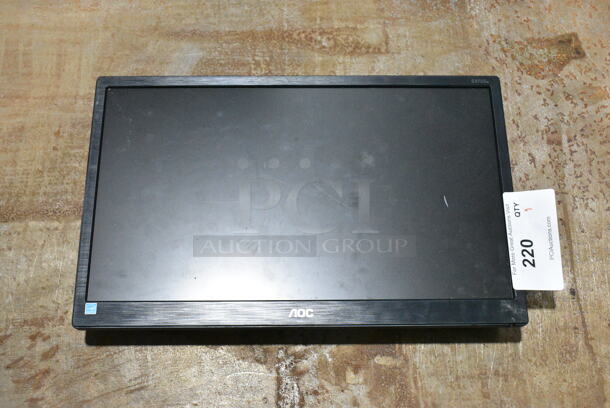 ALL ONE MONEY! Lot of Various Items Including AOC Monitor, Star TSP100 Receipt Printer, Keyboard - Image 8 of 9