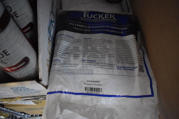 ALL ONE MONEY! Tier Lot of Various Items Including Cleaners, Envelopes and Wall Mounted Cigarette Receptacle - Image 5 of 12