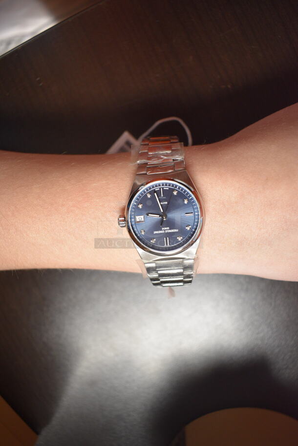 BRAND NEW IN BOX! Frederique Constant Ladies Highlife Quartz Diamond FC-240LND2NH6B Watch w/ Additional Band - Image 4 of 5