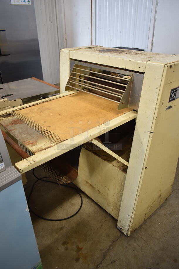 Ostali Metal Commercial Floor Style Reversible Dough Sheeter on Commercial Casters. 220 Volts. - Image 3 of 12