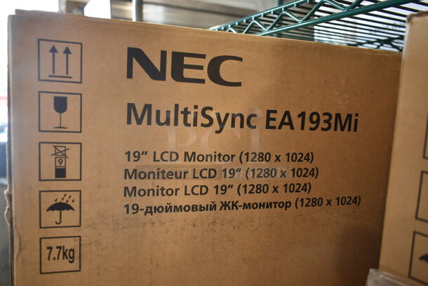 5 BRAND NEW IN BOX! NEC MultiSync EA 193Mi 19" Computer Monitors. 5 Times Your Bid!  - Image 5 of 6