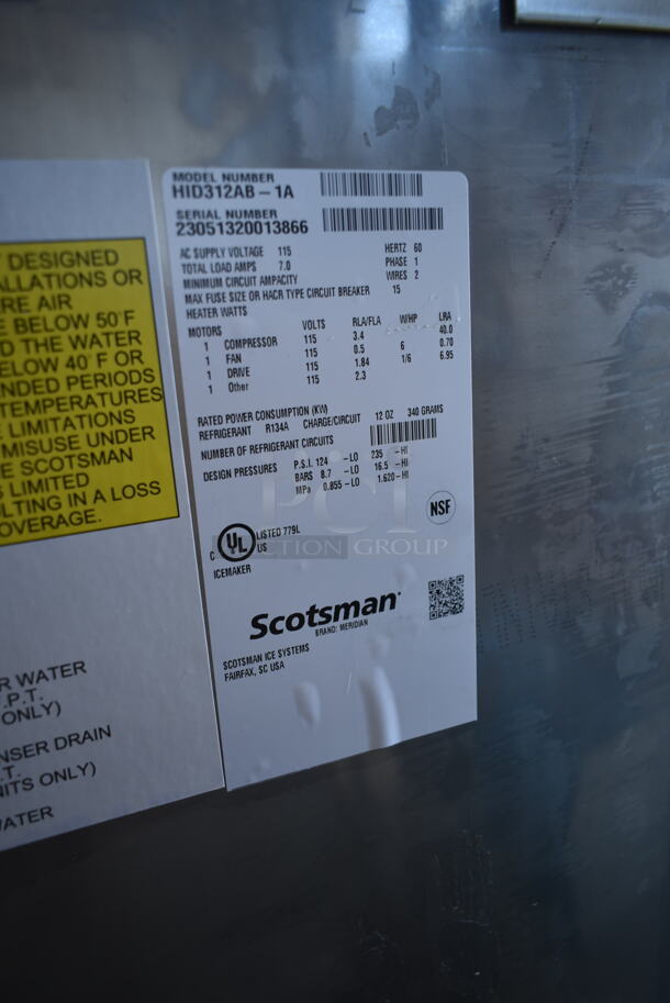 BRAND NEW SCRATCH AND DENT! 2023 Scotsman HID312AB-1A Stainless Steel Commercial Countertop Water and Ice Dispenser. 115 Volts, 1 Phase.  - Image 6 of 6