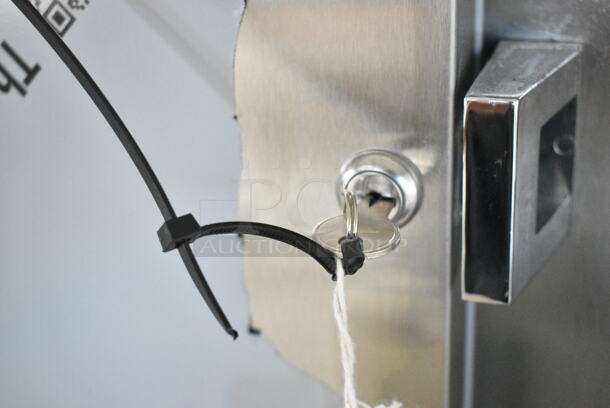 BRAND NEW SCRATCH AND DENT! 2024 Continental 2FNPTHD Stainless Steel Commercial 4 Half Size Door Reach In Freezer w/ Poly Coated Racks and Commercial Casters. 115 Volts, 1 Phase. Tested and Working! - Image 8 of 9