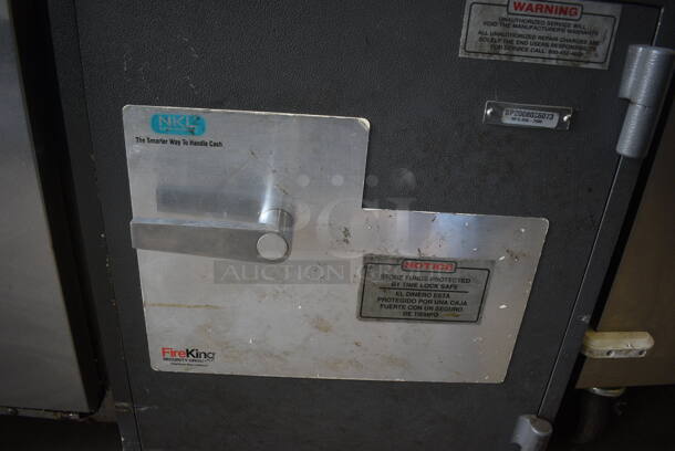 NKL AuditLok Black Metal Single Compartment Safe. Does Not Come w/ Combination. 20x19x29 - Image 6 of 6