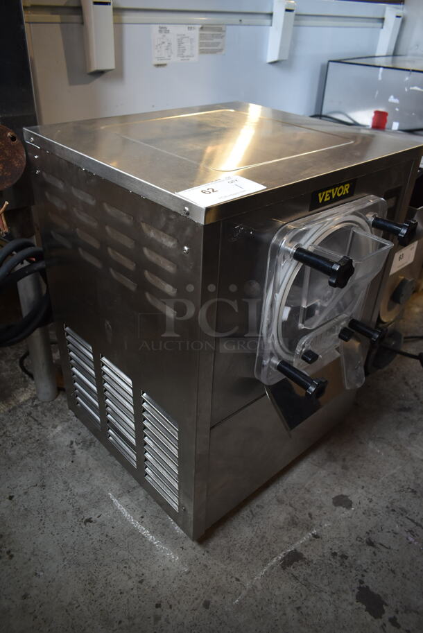 Vevor YKF-116 Stainless Steel Commercial Countertop Air Cooled Single Flavor Batch Freezer. 110 Volts, 1 Phase.  - Image 3 of 5