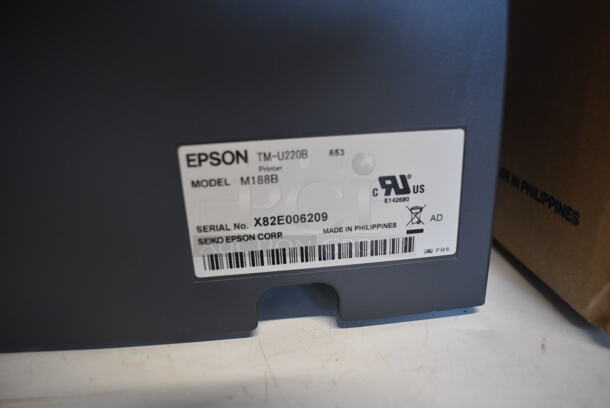 4 BRAND NEW IN BOX! Epson M188B Receipt Printer. 6x10x6. 4 Times Your Bid! - Image 4 of 7