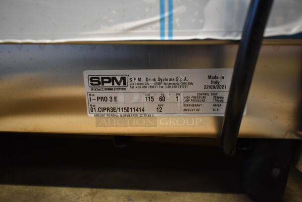 BRAND NEW! 2021 SPM I-PRO 3 E Stainless Steel Commercial Countertop 3 Hopper Slushie Machine. 115 Volts, 1 Phase. Stock Pictures Used - Image 5 of 7