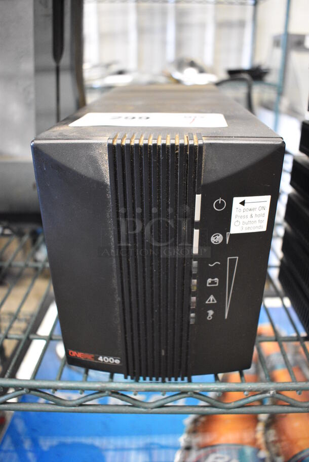 OneAC 400e Power Supply. 5.5x15.5x7