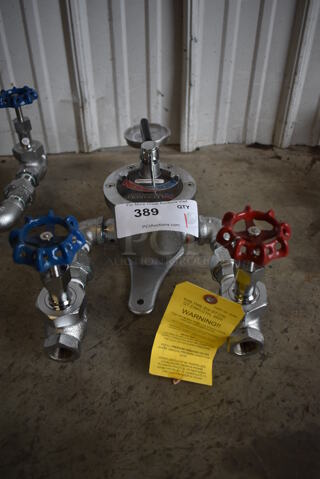 BRAND NEW! Leonard Thermostatic TM Metal Steam and Water Mixing Valve. 10x19x8