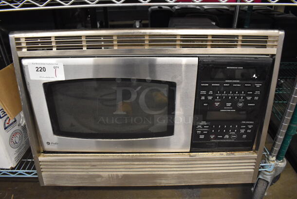 GE Profile J T955SOK1SS Stainless Steel Microwave Oven w/ Plate. 30x21x19