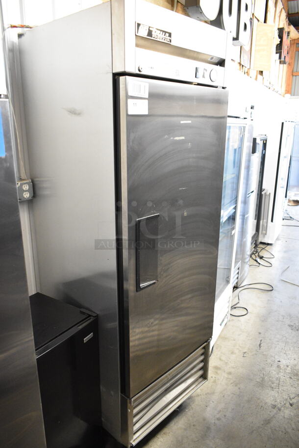 True T-23F Stainless Steel Commercial Single Door Reach In Freezer w/ Poly Coated Racks on Commercial Casters. 115 Volts, 1 Phase. Tested and Working! - Image 2 of 9