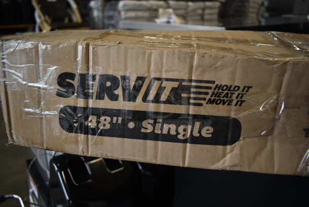 BRAND NEW SCRATCH AND DENT! ServIt 423SWT48CP Metal Commercial 48" High Wattage Strip Warmer with On/Off Toggle Controls and Cord. 120 Volts, 1 Phase. - Image 3 of 5