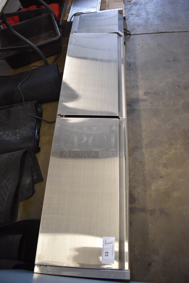 Avantco 360CPT71 Stainless Steel Commercial Refrigerated Topping Rail. 71x16x10. Tested and Does Not Power On - Image 3 of 8